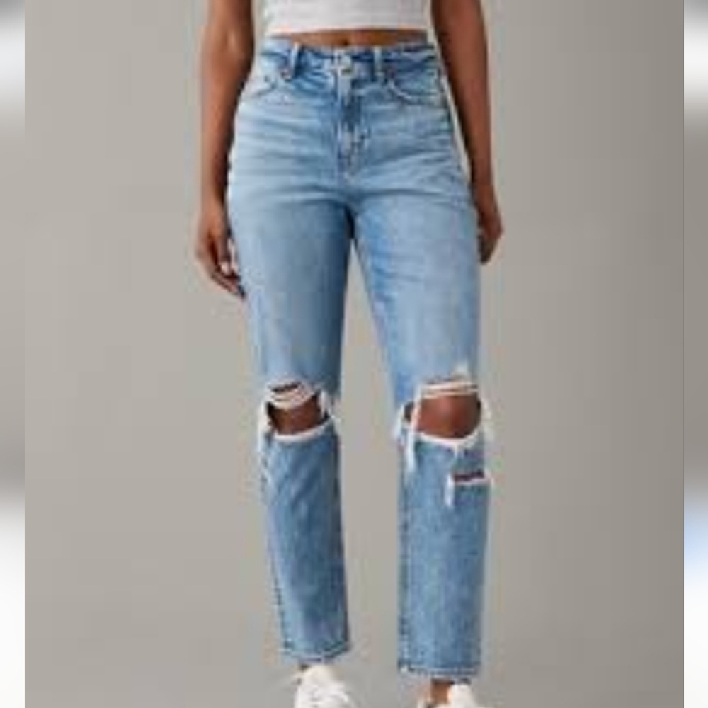 Classic Blue Distressed Women Jeans